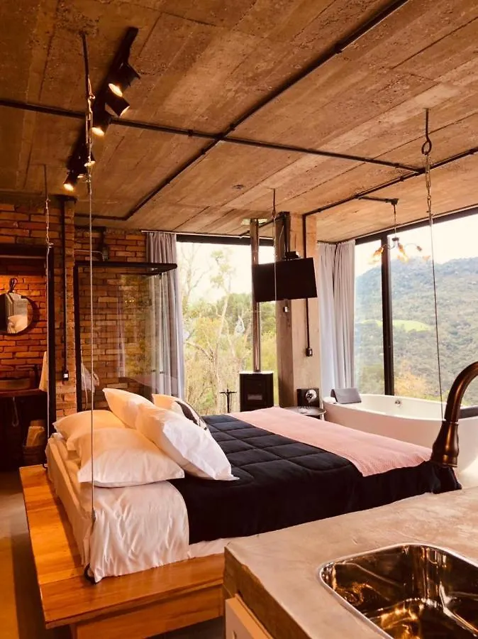 Apartamento Cabana Efatah - Pousada Colina Dos Ventos Urubici