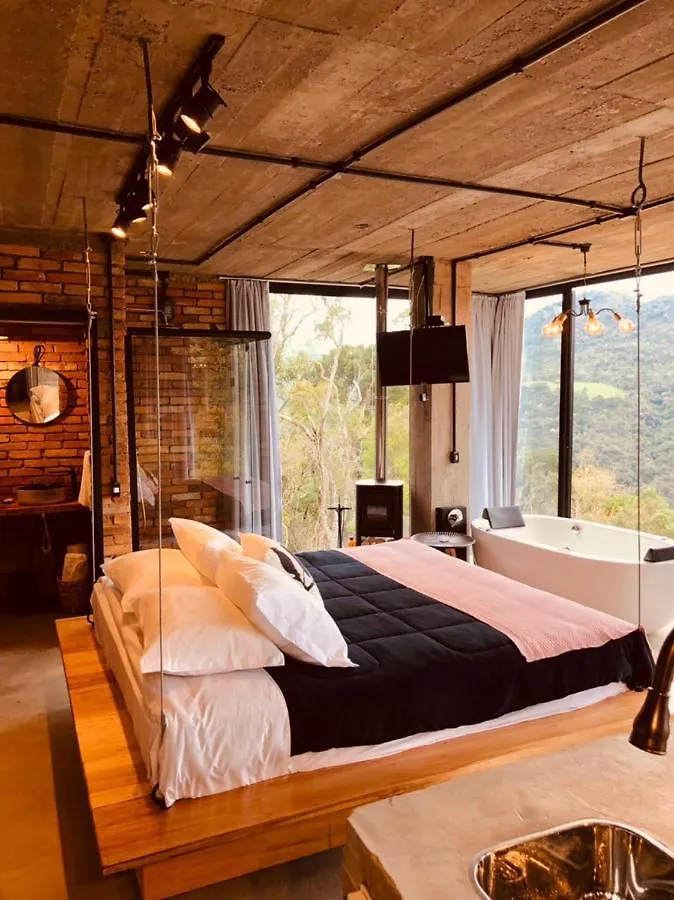 Apartamento Cabana Efatah - Pousada Colina Dos Ventos Urubici Brasil